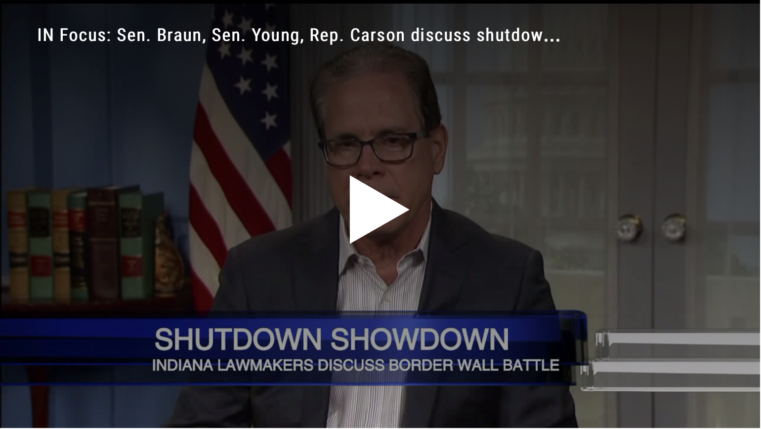Video: Sen. Young, Sen. Braun, Rep. Carson discuss government shutdown on FOX 59